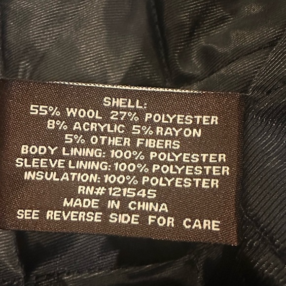 Wool dress coat - Picture 3 of 5